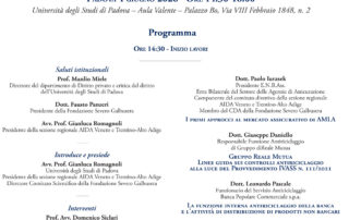 Convegno Normativa antiriciclaggio e intermediazione assicurativa: dubbi e adempimenti